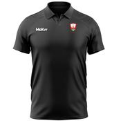 McKvr Dromahair GAA Core Pro Polo - Adult - Black