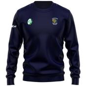 McKvr Leinster Warriors Masters Rugby Core Pro Cotton Sweat Top - Adult - Navy