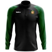 McKvr Sarsfields GAA Core Pro 1/4 Zip Top - Adult - Black/Bottle Green
