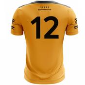 McKvr Ulster Club San Francisco Numbered Playing Jersey - Adult - Amber