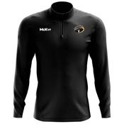 McKvr Ashbourne Rugby Core Pro 1/4 Zip Top - Adult - Black image
