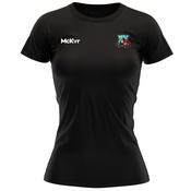 McKvr Cappataggle GAA Core Pro Tech Tee - Womens - Black