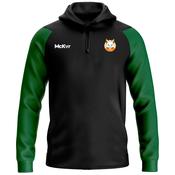 McKvr Plouer GAA Core Pro 1/4 Zip Hoodie - Adult - Black/Bottle Green