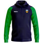 McKvr Gloucestershire GAA Core Pro 1/4 Zip Hoodie - Adult - Navy/Emerald Green