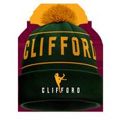McKvr Clifford Bobble Hat - Adult - Forest Green/Amber
