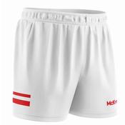 McKvr Core Pro GAA Shorts - Adult - White/Red