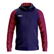 McKvr Core Pro 1/4 Zip Hoodie - Youth - Navy/Maroon