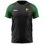 McKvr Clonmore Robert Emmets GFC Core Pro Tech Tee - Adult - Black/Bottle Green image