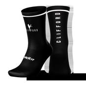 McKvr Clifford Mid Sock - Youth - Black/White