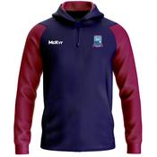 McKvr Argideen Rangers GAA Core Pro 1/4 Zip Hoodie - Youth - Navy/Maroon image