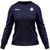 McKvr Round Tower GAA Clondalkin Core Pro Sweat Top - Womens - Navy