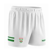 McKvr Cherbourg Gaels Core Pro GAA Shorts - Adult - White/Emerald