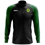 McKvr St Gabriels GAA Core Pro 1/4 Zip Top - Youth - Black/Bottle Green image