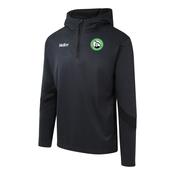 McKvr Fr Shields Camogie Core 22 1/4 Zip Hoodie - Youth - Black