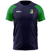 McKvr Moyne Templetuohy GAA Core Pro Tech Tee - Adult - Navy/Emerald Green image