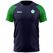McKvr Round Tower GAA Clondalkin Core Pro Tech Tee - Adult - Navy/Emerald Green