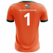 McKvr Plouer GAA Numbered Goalkeeper Jersey - Adult - Orange/Green image