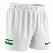 McKvr Core Pro GAA Shorts - Youth - White/Emerald
