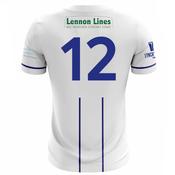 McKvr Latton O'Rahilly GAA Numbered Playing Jersey - Adult - White Player Fit
