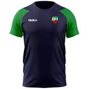 McKvr Bilbao GAA Core Pro Tech Tee - Youth - Navy/Emerald Green image