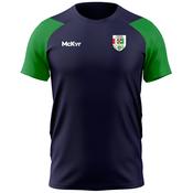 McKvr Clonaslee St Manmans GAA Core Pro Tech Tee - Adult - Navy/Emerald Green image