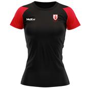 McKvr Kildallan GAA Core Pro Tech Tee - Womens - Black/Red image