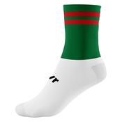 McKvr Pro Mid 2 Bar Socks - Adult - Green/Red/White