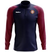 McKvr St Maurs Core Pro 1/4 Zip Top - Youth - Navy/Maroon image