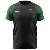 McKvr Shamrocks Camogie - Galway Core Pro Tech Tee - Adult - Black/Bottle Green