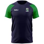 McKvr Leitrim Gaels GAA Core Pro Tech Tee - Youth - Navy/Emerald Green image