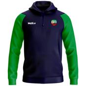 McKvr Bilbao GAA Core Pro 1/4 Zip Hoodie - Adult - Navy/Emerald Green image