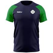 McKvr Ballincollig GAA Core Pro Tech Tee - Youth - Navy/Emerald Green
