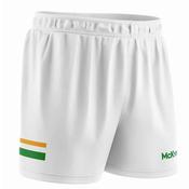 McKvr Core Pro GAA Shorts - Youth - White/Emerald/Amber