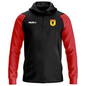 McKvr Dunhill GAA Core Pro 1/4 Zip Hoodie - Adult - Black/Red
