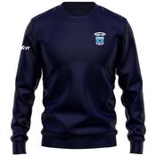 McKvr Eslin GAA, Leitrim Core Pro Cotton Sweat Top - Youth - Navy