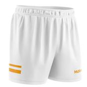 McKvr Core Pro GAA Shorts - Adult - White/Amber
