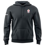 McKvr Eire Og GAA Carlow Core Pro Cotton Hoodie - Adult - Charcoal