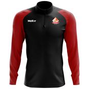 McKvr Barcelona Gaels Core Pro 1/4 Zip Top - Adult - Black/Red