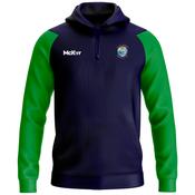 McKvr Garnish GAA Core Pro 1/4 Zip Hoodie - Adult - Navy/Emerald Green
