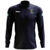 McKvr Leinster Warriors Masters Rugby Core Pro 1/4 Zip Top - Adult - Navy