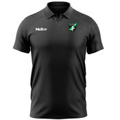 McKvr Fulham Irish GAA Core Pro Polo - Adult - Black