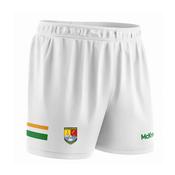 McKvr Carbery Rangers GAA Core Pro GAA Shorts - Youth - White/Emerald/Amber