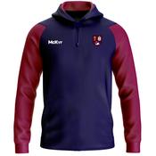 McKvr Multyfarnham GAA Core Pro 1/4 Zip Hoodie - Adult - Navy/Maroon