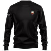 McKvr Munster Stags Rugby Core Pro Cotton Sweat Top - Adult - Black image