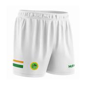 McKvr St Gabriels GAA Core Pro GAA Shorts - Youth - White/Emerald/Amber