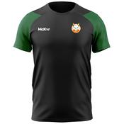 McKvr Plouer GAA Core Pro Tech Tee - Youth - Black/Bottle Green image