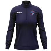 McKvr Naomh Olaf GAA Core Pro 1/4 Zip Top - Womens - Navy