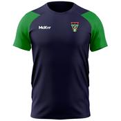 McKvr Cherbourg Gaels Core Pro Tech Tee - Adult - Navy/Emerald Green