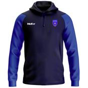 McKvr St Dympna's GFC Luton Core Pro 1/4 Zip Hoodie - Youth - Navy/Royal