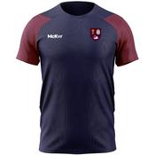 McKvr Multyfarnham GAA Core Pro Tech Tee - Adult - Navy/Maroon image